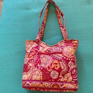 Vera Bradley quilted tote bag